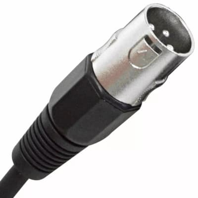 6 Pack 1/4" Trs Xlr Male 6' Patch Cables - Orange image 2