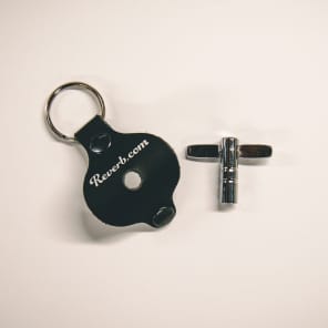 Reverb Drum Key Leather Keychain image 4