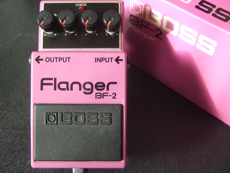 Boss BF-2 Flanger 1980-1984 (Black Label) Made In Japan | Reverb