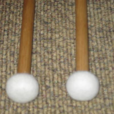 ONE pair new old stock Adams CD9 Cloyd Duff # 9 Hickory Flip Stick (Timpani Flip Stick) CORE: Both cores on one piece turned hickory with bulb shaped wood on one end and small felt ball opposite / TONE COLOR: Extremely bright to general, similar to # 3 image 14
