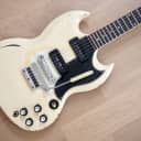 1965 Gibson SG Special Vintage Electric Guitar Polaris White w/ Case, 1 11/16" nut