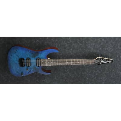 Ibanez RG7421PBSBF RG Standard 7-string Guitar - Sapphire Blue Flat image 3