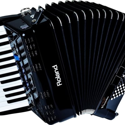 Roland FR-1XB Premium V-Accordion Lite with 62 Buttons and Speakers, Black image 1