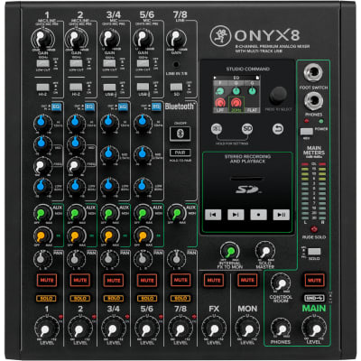 MIXING CONSOLE， 8 IN， 2 BUS， DSP // MIXING CONSOLE， 8 IN， 2