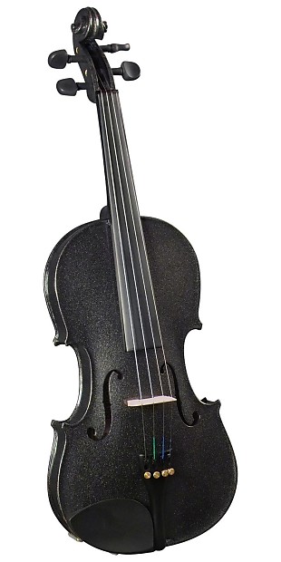 Bellafina BVI15044OFBK Rainbow Series 4/4 Full-Size Violin Outfit image 1