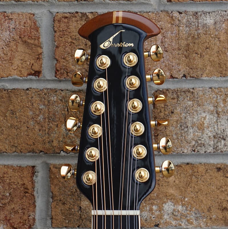 Ovation Elite Super-Shallow bowl 12 String 1858 2000-2001 Sunburst