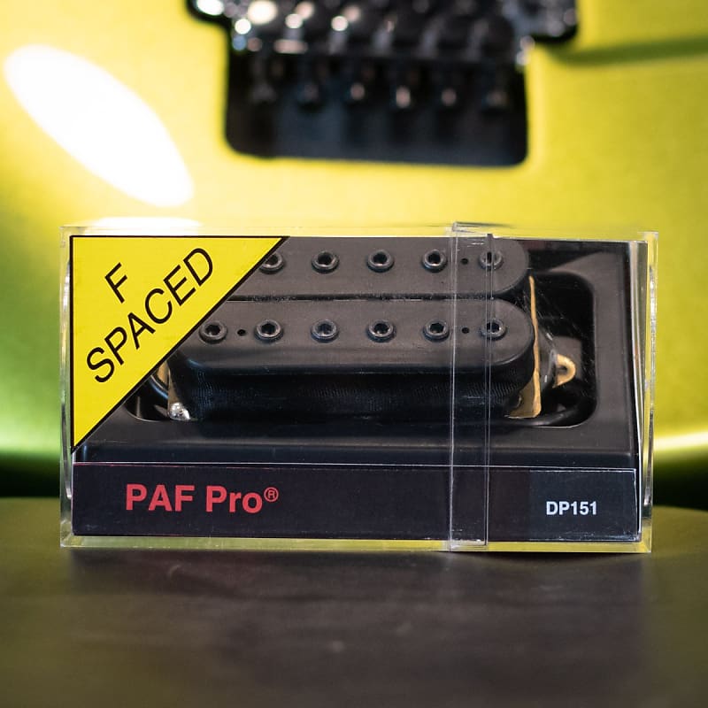 DiMarzio PAF Pro Pickup, F-Spaced, Black | Reverb