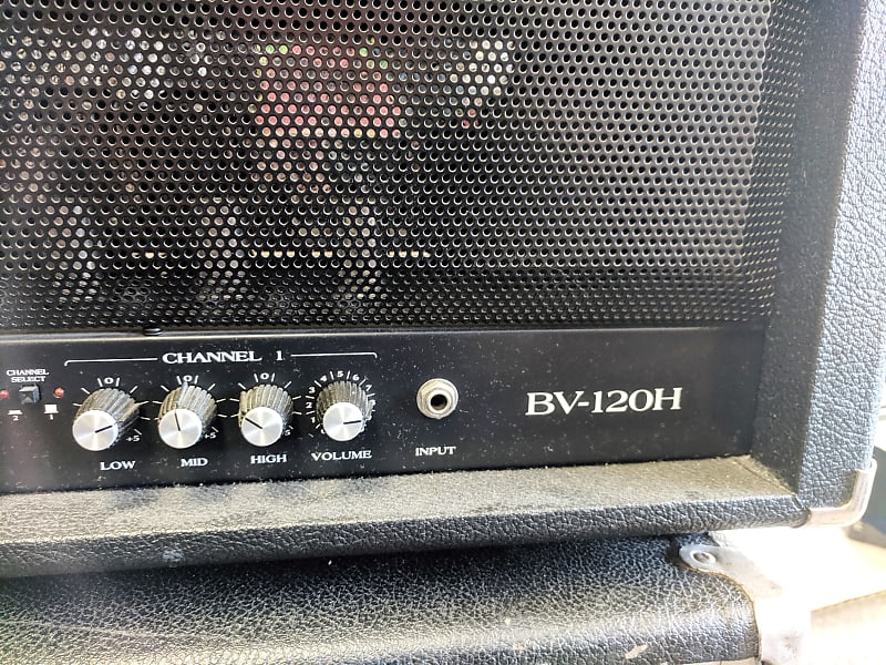 Crate BV120H All Tube Guitar Amp Head, 120w A/B, 2 Channel, Early Blue  Voodoo, Intense, USA Made