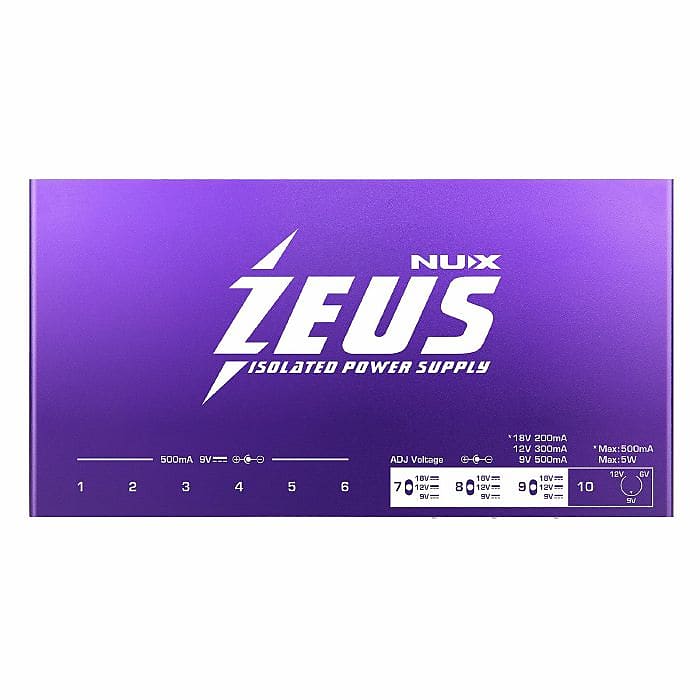 Nu-X Zeus Effects Pedal Power Supply image 1