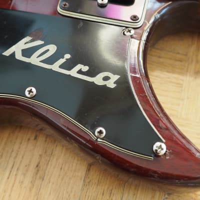 Klira (Framus-style)- solidbody guitar ~1970 made in Germany vintage image 10