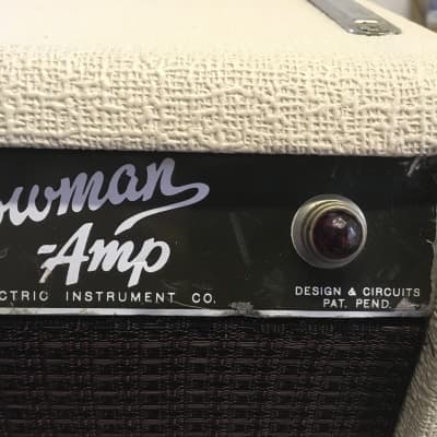 1962 Blonde Fender Showman Head 6G14-A image 2