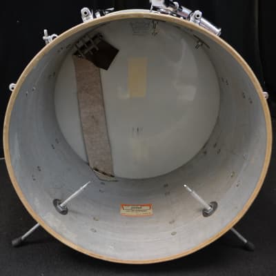Gretsch 18/12/14/5.5x14" 60's Round Badge Drum Set - Burgundy Sparkle image 9