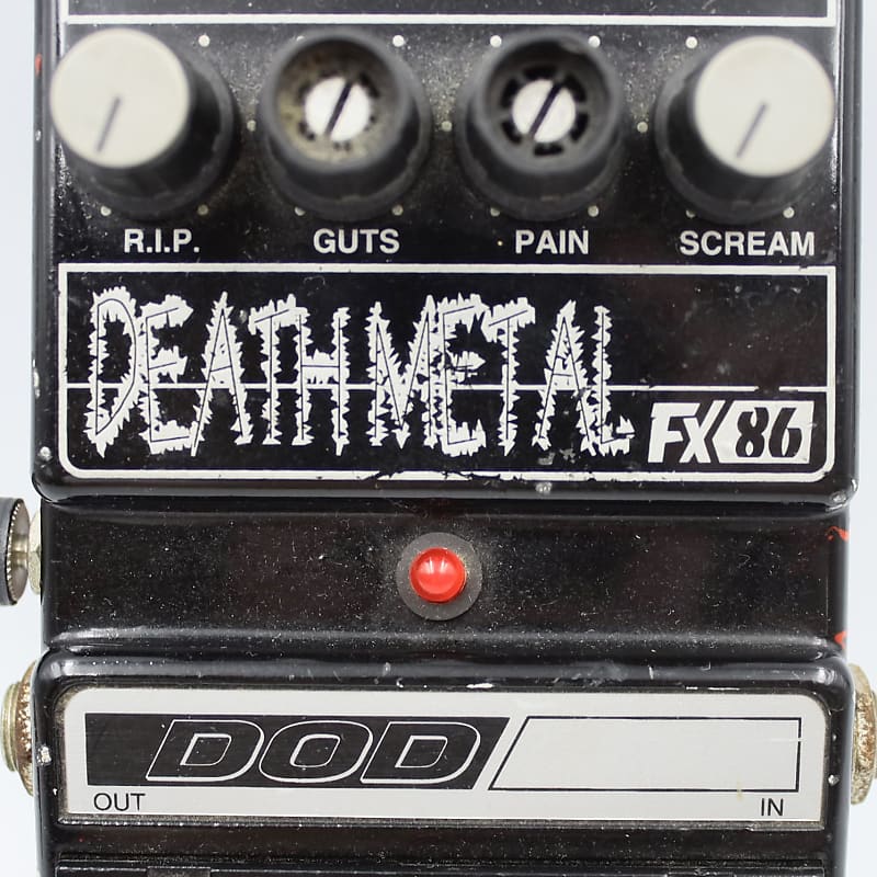 DOD FX86 Death Metal Distortion Guitar Effect Pedal 702404
