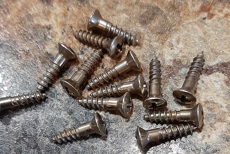 Fender Precision 1959 pickguard screws. Pre CBS vintage Reverb