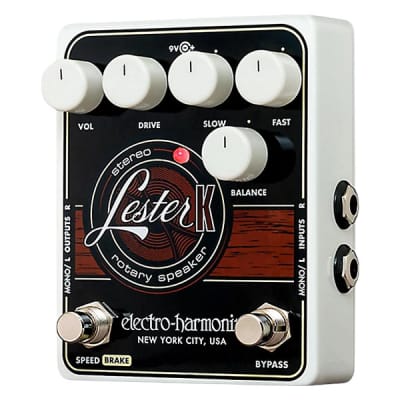 Electro-Harmonix Lester K Stereo Rotary Speaker Pedal – Lush Rotary Cabinet Emulation for Keyboard & Guitar image 2