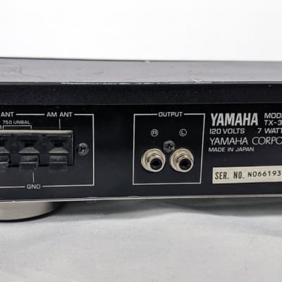 YAMAHA TX-350 Natural Sound AM/FM Stereo Tuner image 10