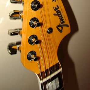 Custom Sonic Blue Fender Jaguar USA Neck Joe Barden Two Tone T/T Fat Strat Stratocaster Pawn Shop image 10