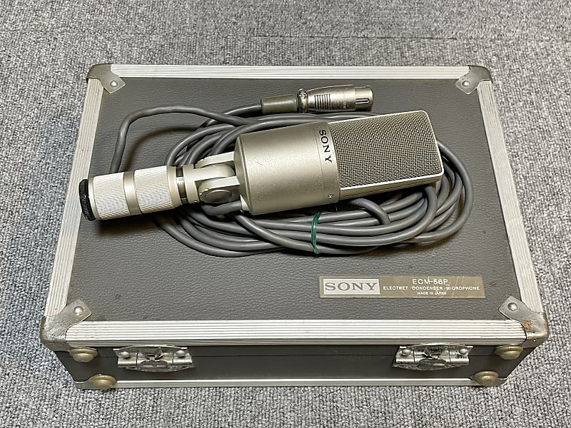 Sony ECM-56P Vintage Microphone w/Hard case