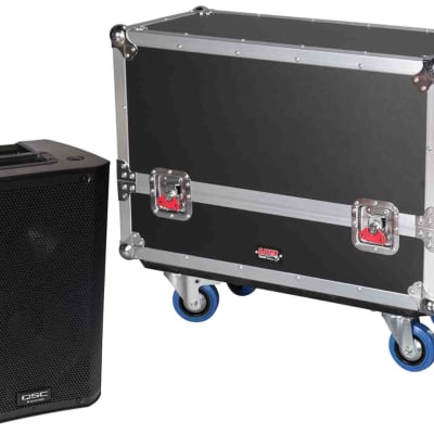 Gator Cases G-TOUR SPKR-2K8 Tour Style Transporter Case Two K8 Speakers image 5