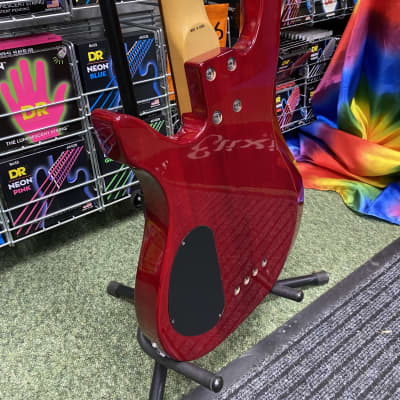 Samick bass in red gloss finish 1990s image 6