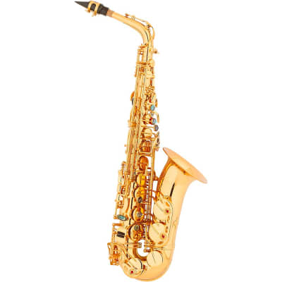 Allora AAS-580 Chicago Series Alto Saxophone Dark Gold Lacquer Keys image 1