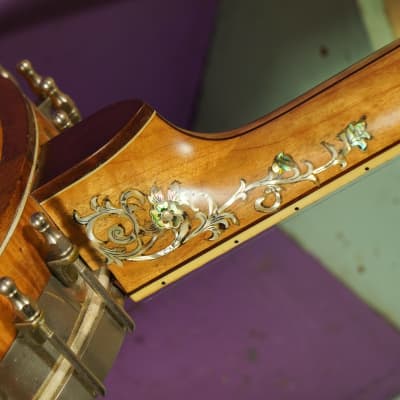 1920s/2000s Vintage/Antonio Tsai Fancy 5-String Openback Banjo image 23