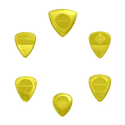 TELEFUNKEN Elektroakustik Polycarbonate Guitar Picks Variety Pack image 1