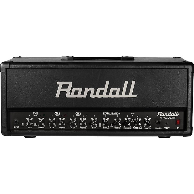 Randall RG3003H 3-Channel 300-Watt Solid State Guitar Amp Head image 1