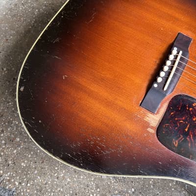 Gibson J-45 1950 Vintage Acoustic Guitar - Sunburst image 4