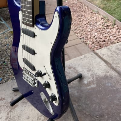 Hondo II Stratocaster 80/90's Blue image 6
