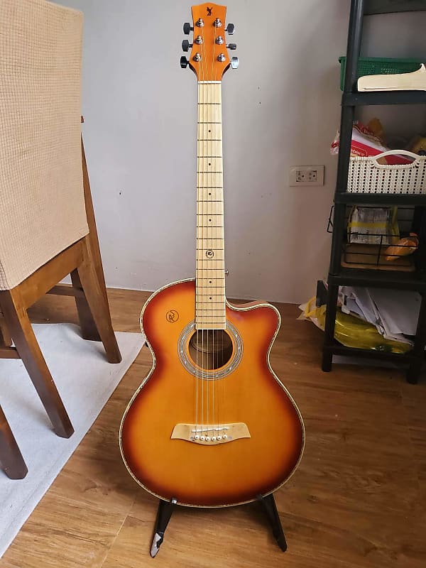 RJ Guitar Center RJ Professional Acoustic Sunburst Reverb