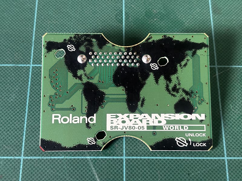 Roland SR-JV80-05 World Expansion Board 1990s - Green