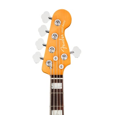 [PREORDER] Fender American Ultra 5-String Jazz Bass Guitar, RW FB, Ultraburst image 5