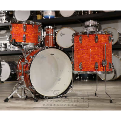 Ludwig Legacy Maple 3pc "Densmore" Drum Set Mod Orange image 3