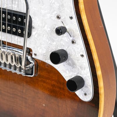 Jeremy Strat/Tele Hybrid Parts Guitar 1 of 1 w/ HSS Pickups, Floating 2-Point Bridge, Locking Tuners, Flamed Sunburst Top image 8