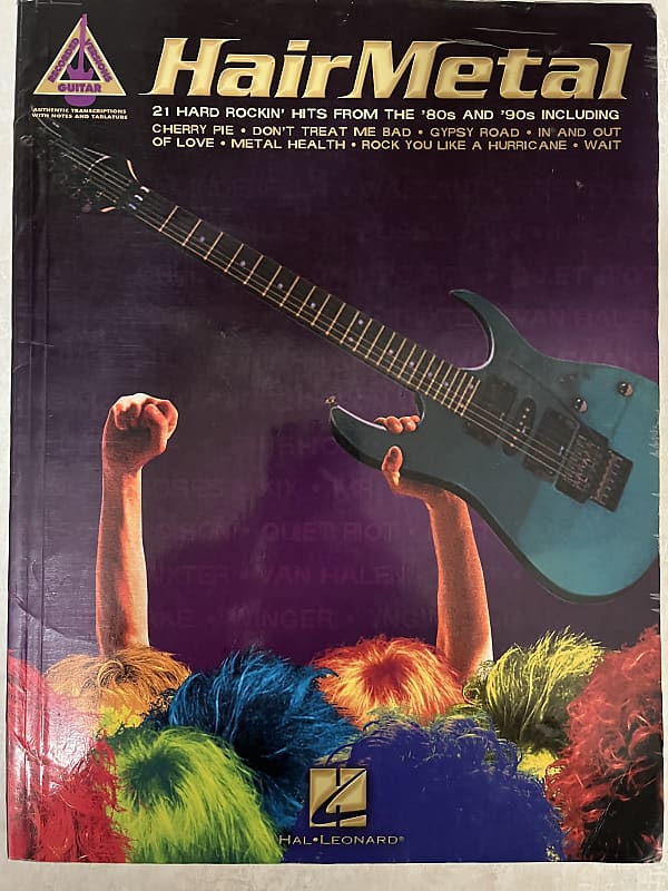 Hair Metal Guitar Tab / Tablature Book Ratt White Lion Reverb