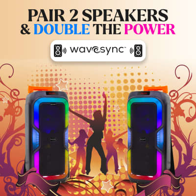 Dolphin SP-1060RBT Dual 10" BOLD Deep Bass Party Speaker with Light Show image 5