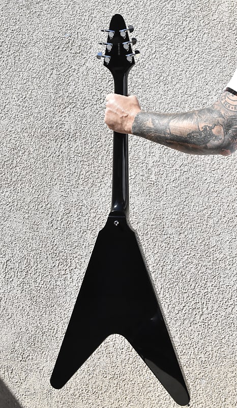 Edwards Flying V Black | Reverb Edwards Flying V Black | Reverb