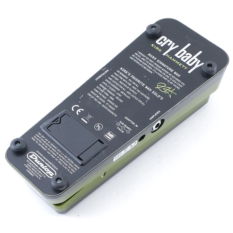 Dunlop KH95 Kirk Hammett Signature Cry Baby Wah | Reverb