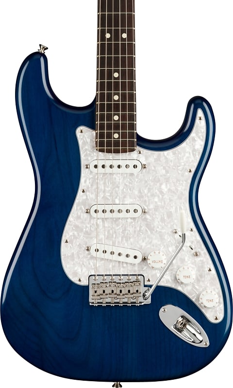 Fender Cory Wong Stratocaster Electric Guitar, Sapphire Blue Transparent w/ Case image 1