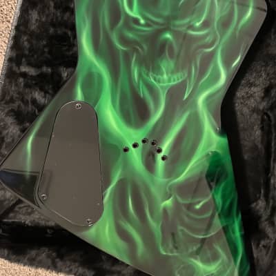 Dean Z USA Custom Shop 2018 - Dean Custom Shop Green Ghost &Flames image 7