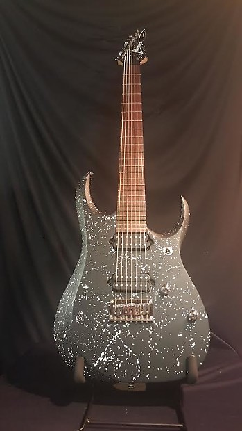 Ibanez Komrad 20 7 String White Splatter