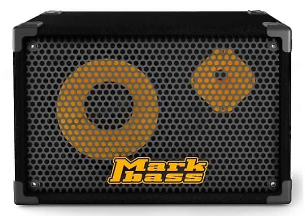 Markbass Traveler 121H Rear-Ported Compact 1x12" Bass Speaker Cabinet - 8 Ohm - Black/Yellow image 1