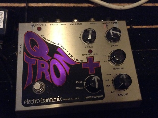 Electro-Harmonix Q-Tron Plus Envelope Filter with Effects Loop
