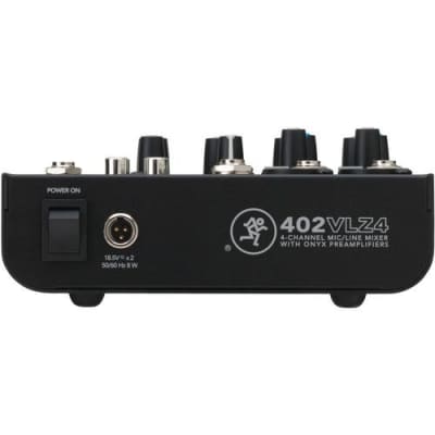 Mackie 402VLZ4 4-Channel Compact Analog Mixer with Hosa STP-201 Insert Cable & XLR Cable image 3