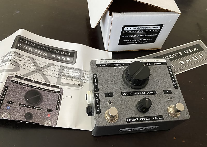 ギター Xotic Custom Shop SXB-1 Stereo X-Blender Xotic Custom Shop Stereo X-Blender Pedal | Sweetwater