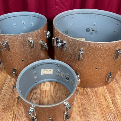1960s Rogers Holiday Drum Set Pink Champagne Pearl Sparkle 20/12/14 image 18