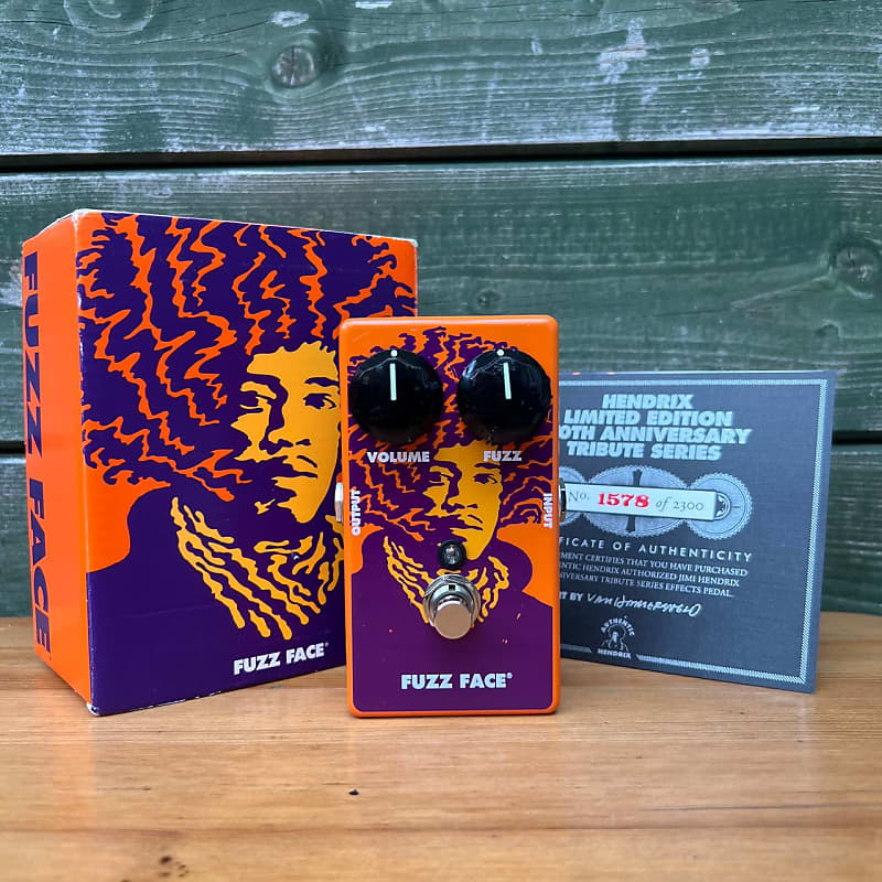 Dunlop JHM1 Jimi Hendrix Signature 70th Anniversary Fuzz Face | Reverb