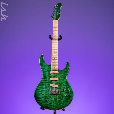 JP Guitars Luna Emerald Green Quilt image 2
