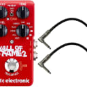 TC Electronic Hall of Fame 2 Reverb Guitar Pedal Bundle Red